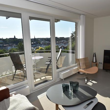 Fewo1846 - Foerdeview - Luxurioese Wohnung Mit 2 Schlafzimmern Und Balkon Mit Hafenblick Flensburg Exterior foto